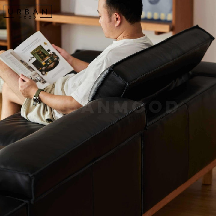 MUNDI Modern Electric Leather Sofa