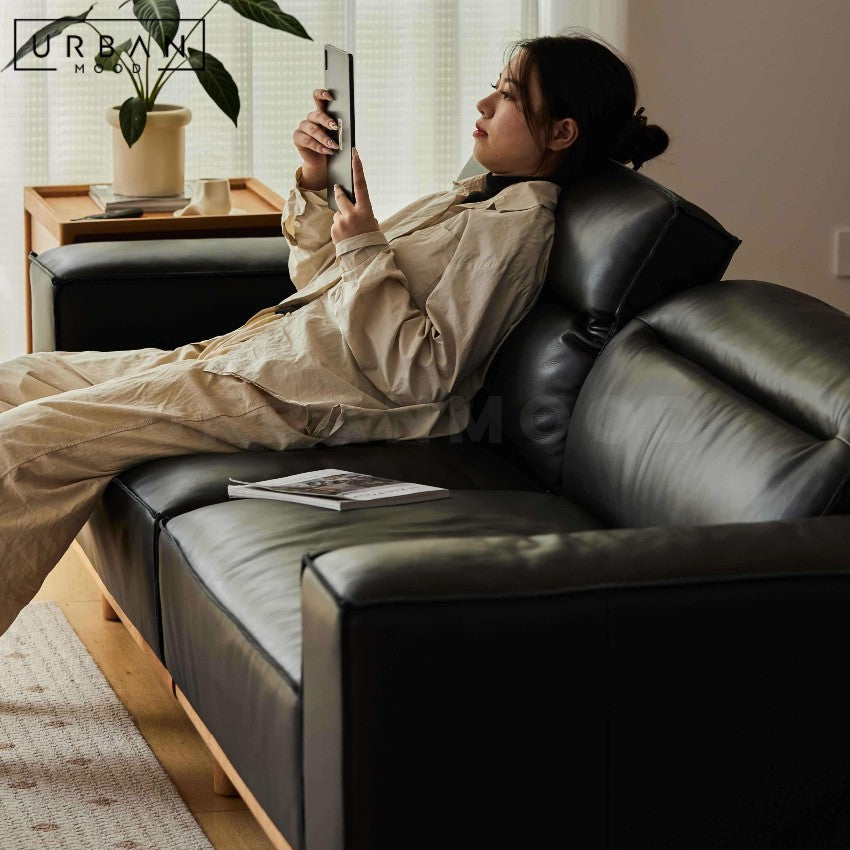 MUNDI Modern Electric Leather Sofa