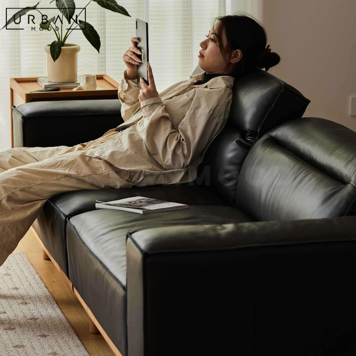 MUNDI Modern Electric Leather Sofa
