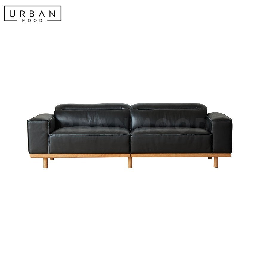 MUNDI Modern Electric Leather Sofa