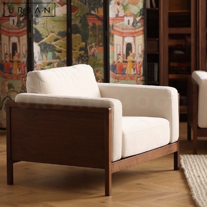 MUSTA Rustic Fabric Sofa