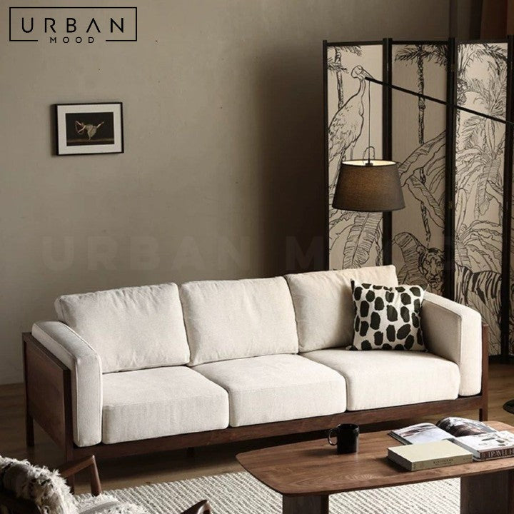MUSTA Rustic Fabric Sofa