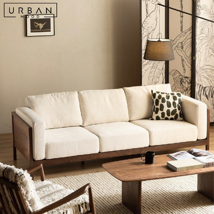 MUSTA Rustic Fabric Sofa