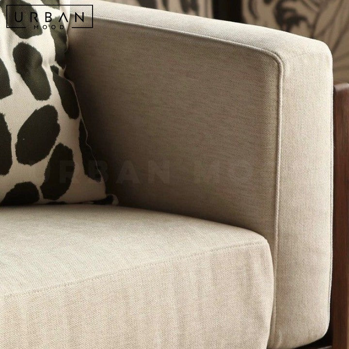 MUSTA Rustic Fabric Sofa