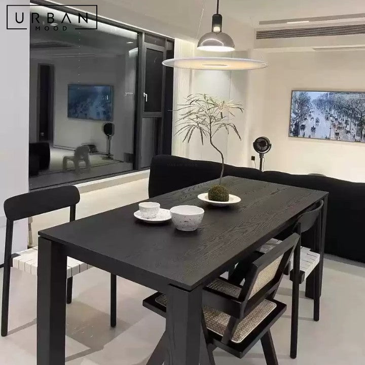 MWANG Modern Solid Wood Dining Table