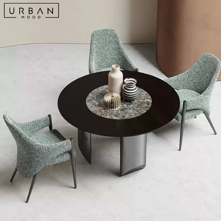 MYUNG Modern Fabric Dining Chair