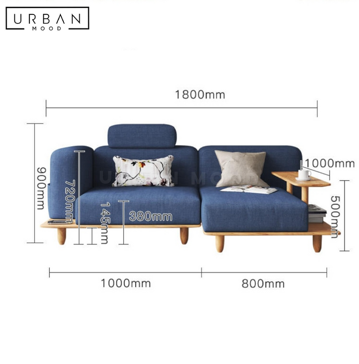 MAXIME Modern Fabric Sofa