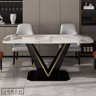 MELBON Modern Sintered Stone Dining Table