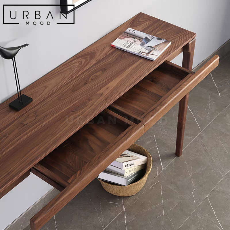 MODUM Rustic Solid Wood Console Table