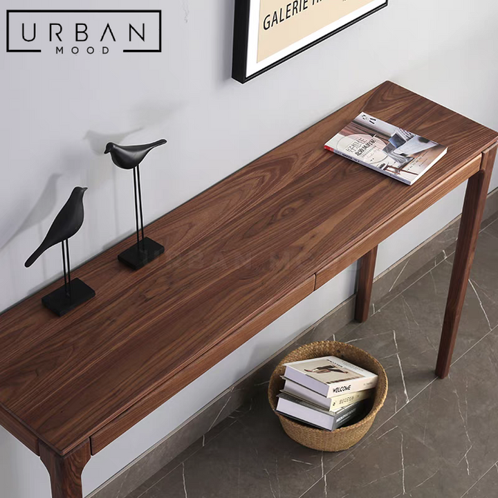 MODUM Rustic Solid Wood Console Table