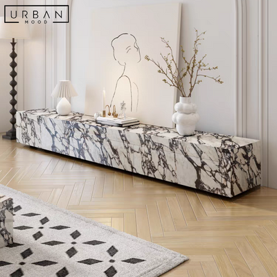 MOONSTONE Modern Marble TV Console