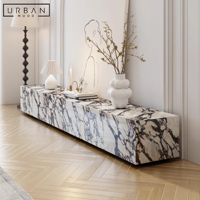 MOONSTONE Modern Marble TV Console