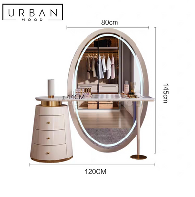 MORJEN Modern Vanity Table