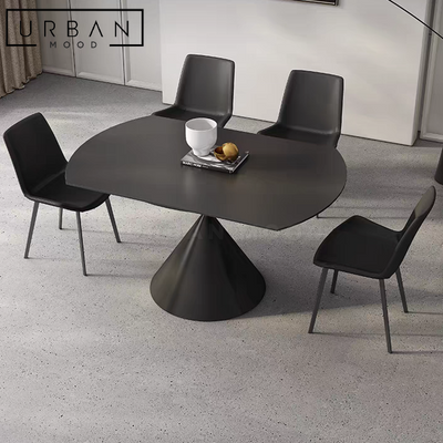 MUSE Extendable Sintered Stone Round Dining Table