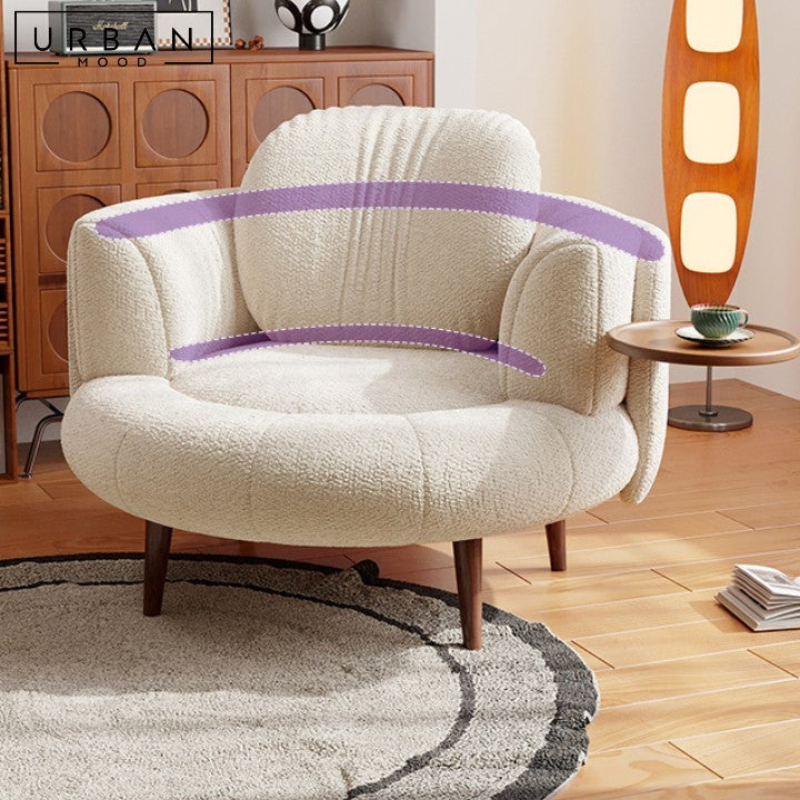 NADA Modern Chenille Armchair