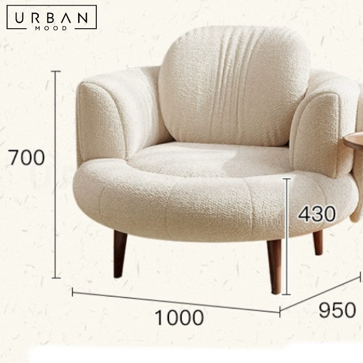 NADA Modern Chenille Armchair