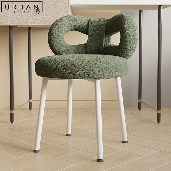 NAEXI Modern Boucle Vanity Chair