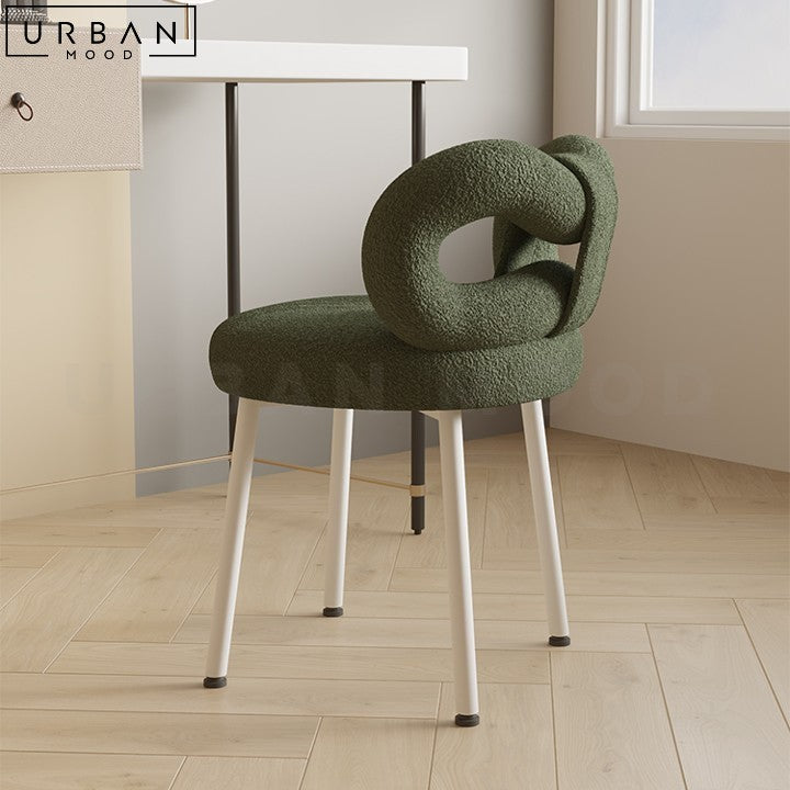 NAEXI Modern Boucle Vanity Chair