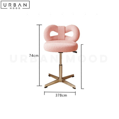 NAEXI Modern Boucle Vanity Chair