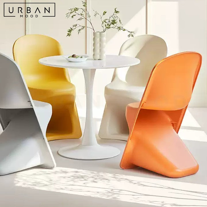 NAHIR Modern Plastic Dining Chair