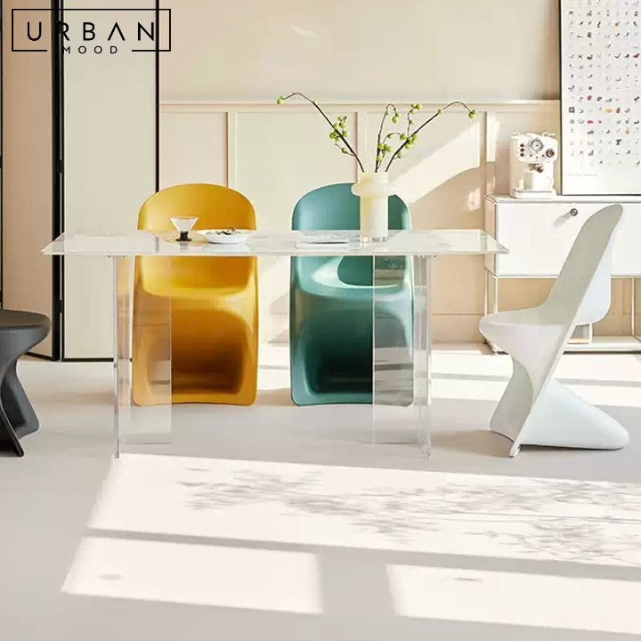 NAHIR Modern Plastic Dining Chair