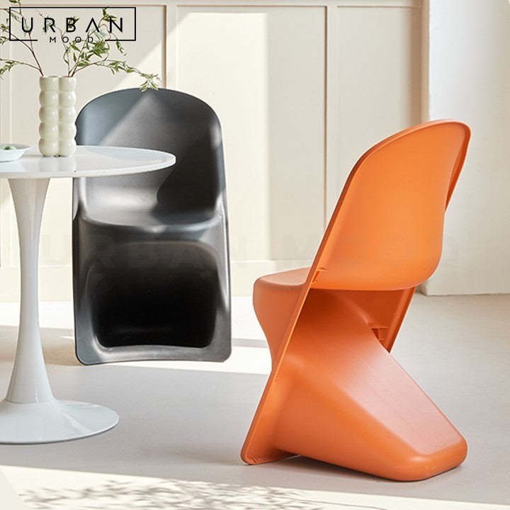 NAHIR Modern Plastic Dining Chair