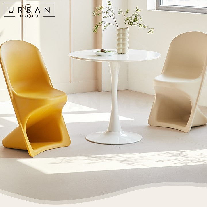 NAHIR Modern Plastic Dining Chair