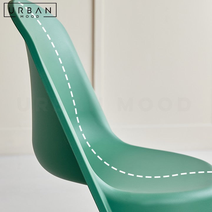 NAHIR Modern Plastic Dining Chair