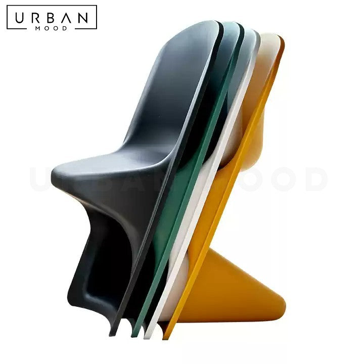 NAHIR Modern Plastic Dining Chair