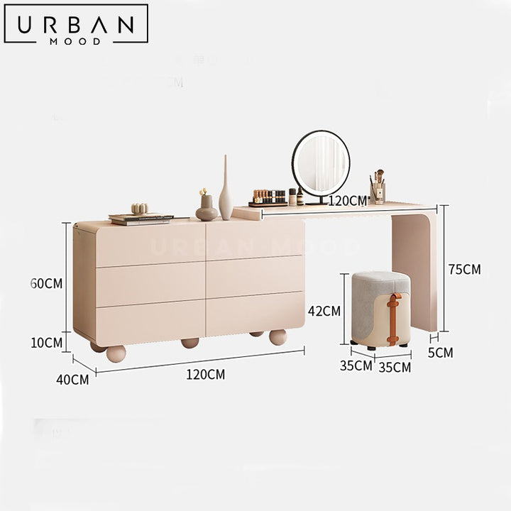 NAMI Modern Vanity Table Set