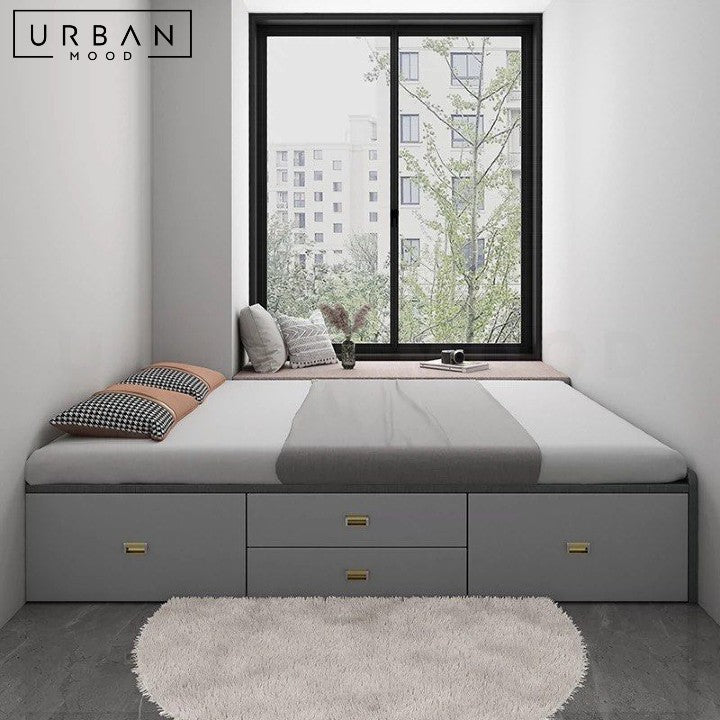 NAROD Modern 4-in-1 Storage Bedframe