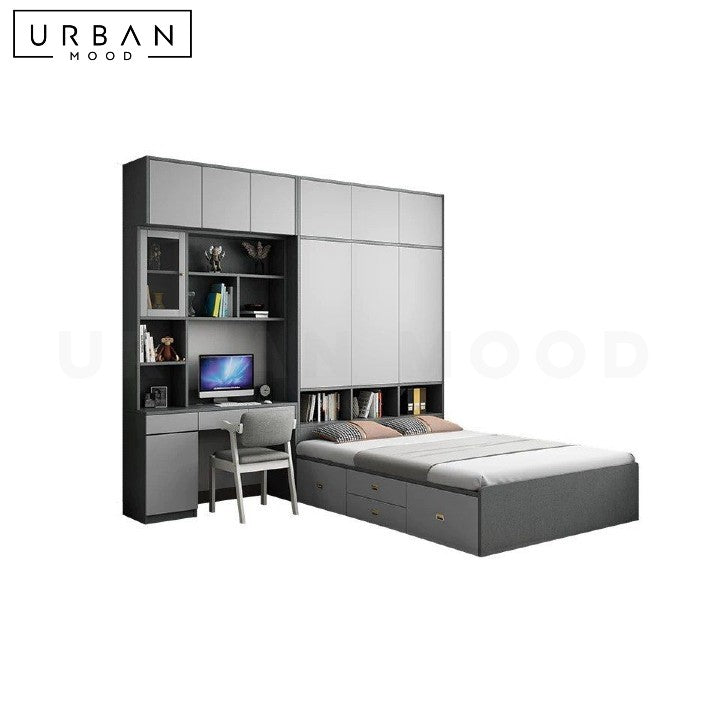 NAROD Modern 4-in-1 Storage Bedframe