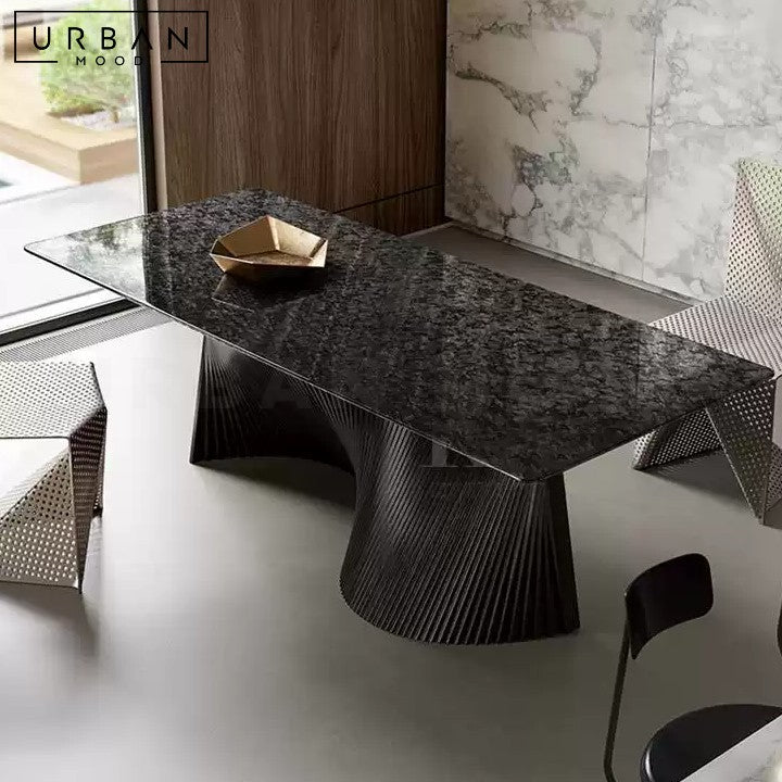 NARVAEZ  Modern Sintered Stone Office Desk