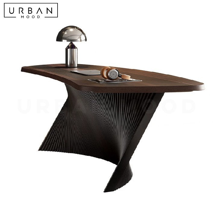 NARVAEZ  Modern Sintered Stone Office Desk