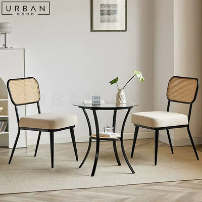 TACHA Japandi Rattan Dining Chair