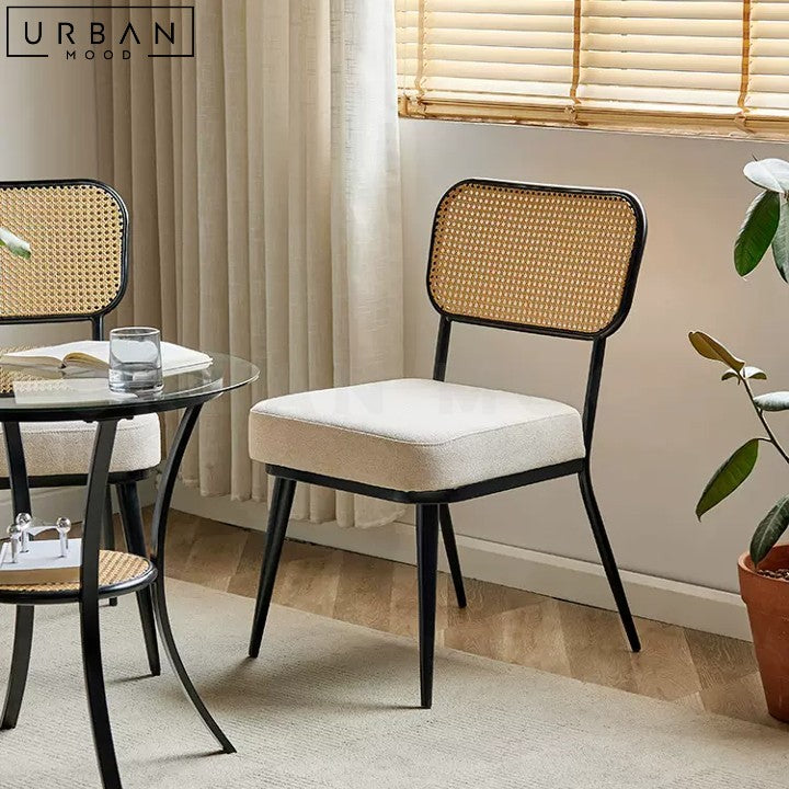 TACHA Japandi Rattan Dining Chair