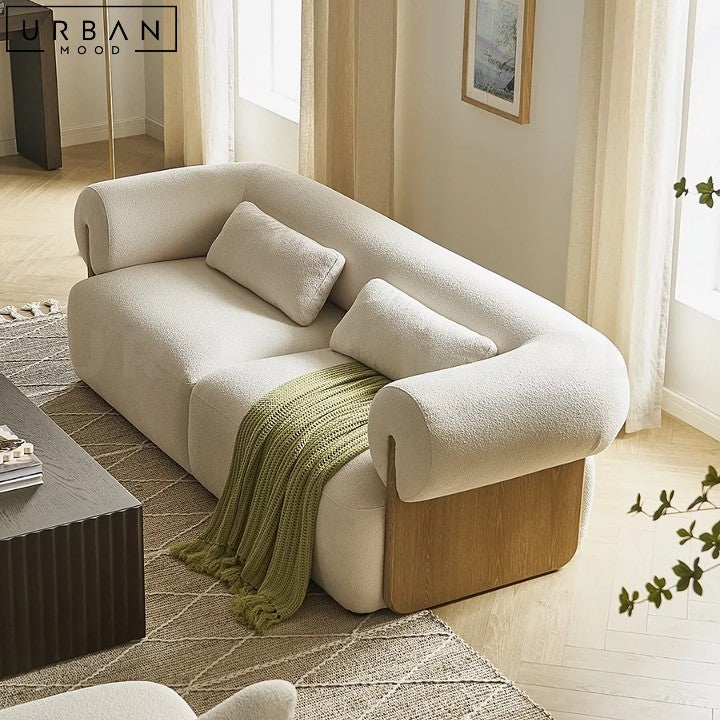 NAVYA Japandi Boucle Sofa