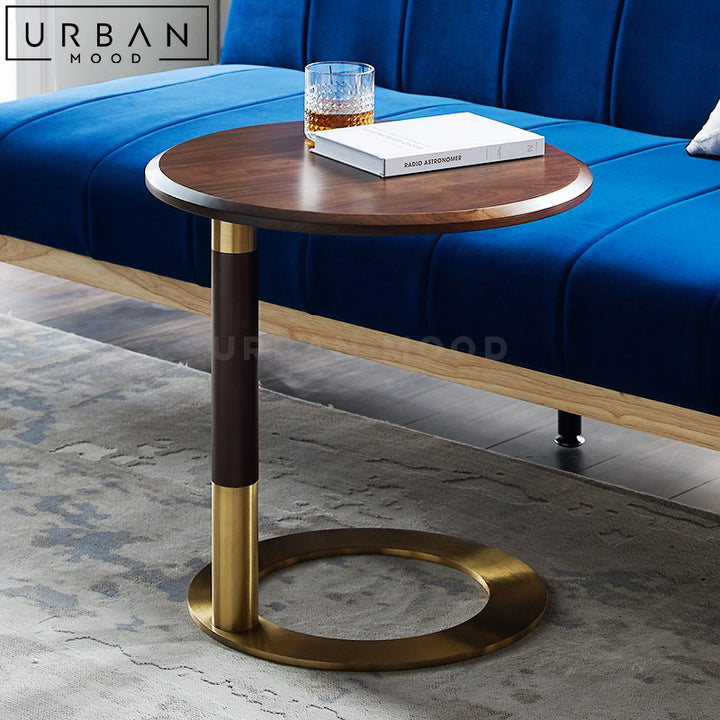 NAYA Modern Solid Wood Side Table