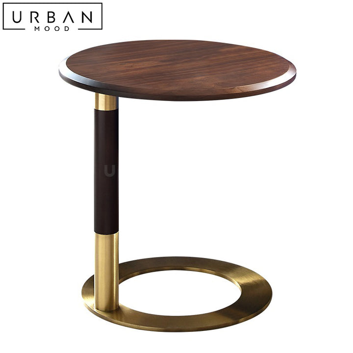 NAYA Modern Solid Wood Side Table