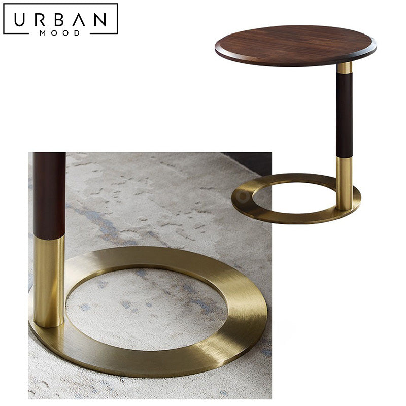 NAYA Modern Solid Wood Side Table