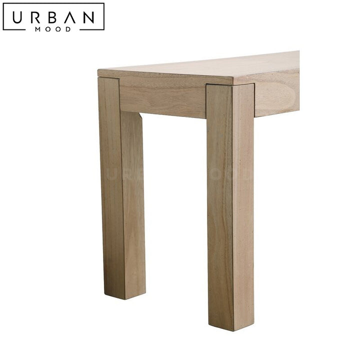 NILAS Modern Solid Wood Bench