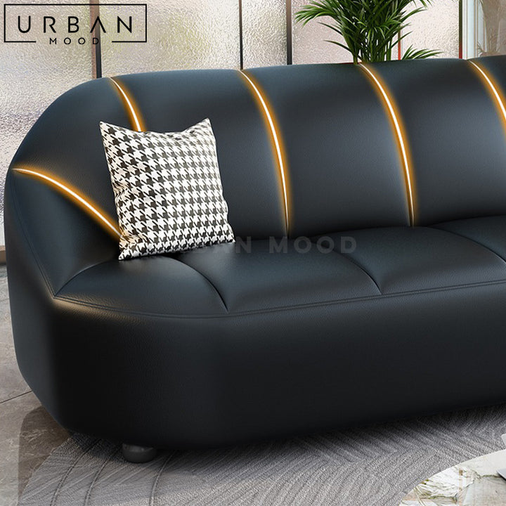 NEBO Modern Leather Sofa