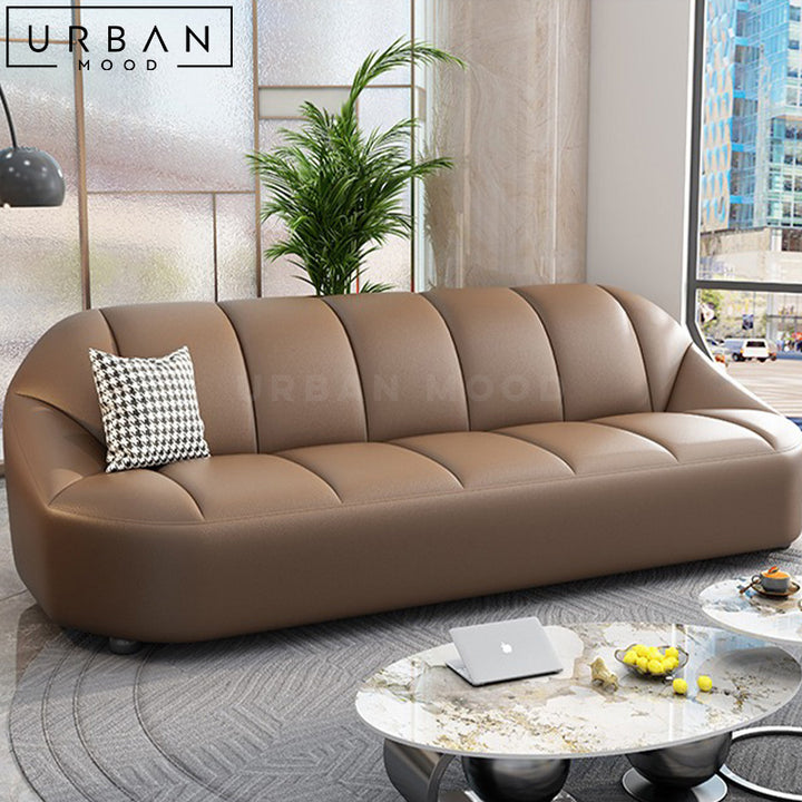 NEBO Modern Leather Sofa