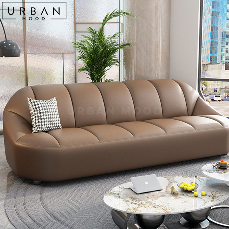 NEBO Modern Leather Sofa