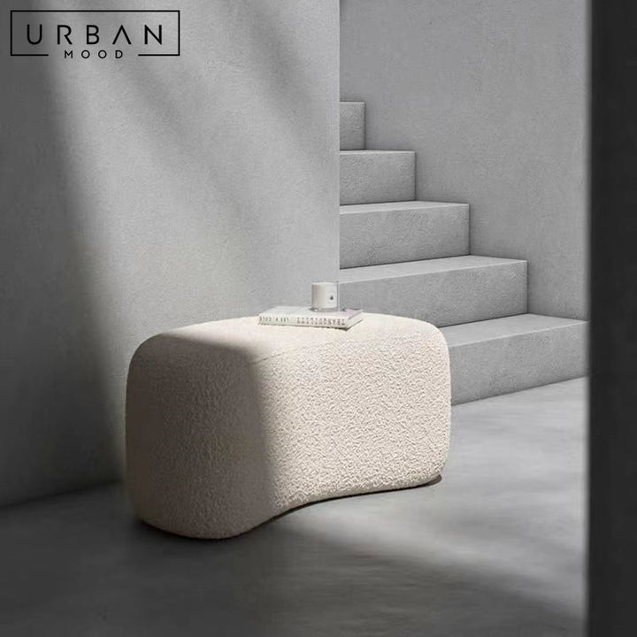 NEO Modern Boucle Ottoman