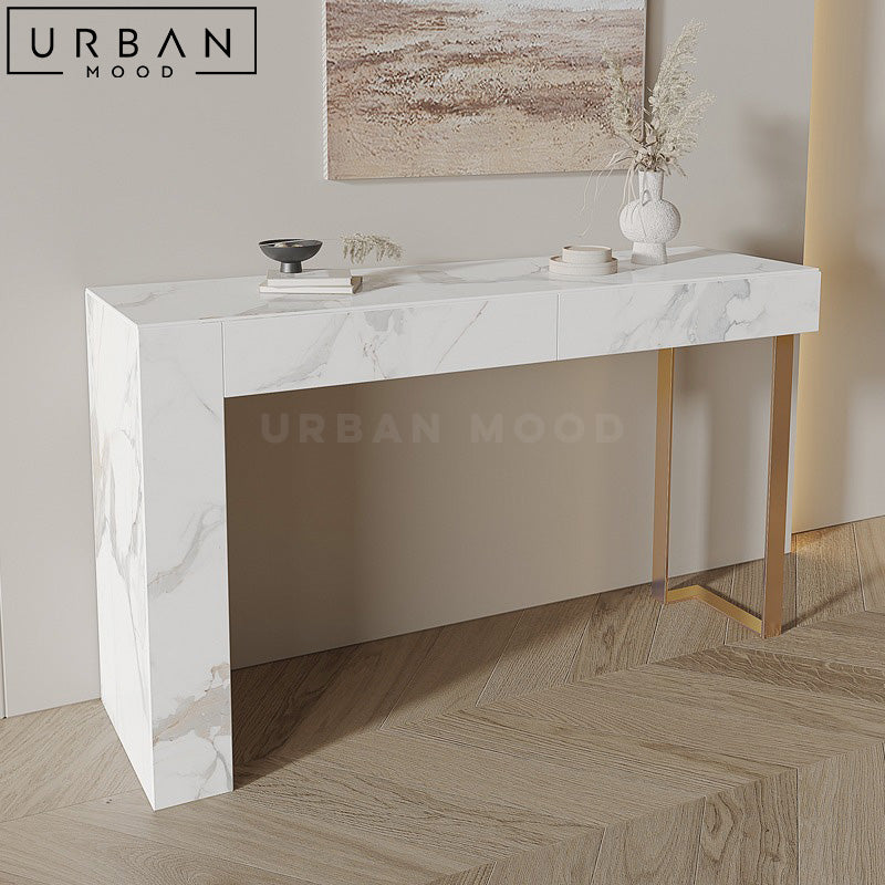 NERA Modern Sintered Stone Console Table