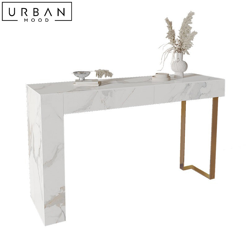 NERA Modern Sintered Stone Console Table