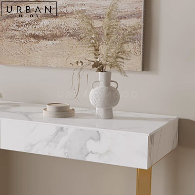 NERA Modern Sintered Stone Console Table