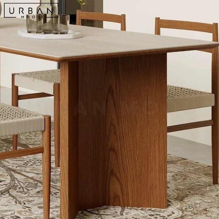 NERINA Wabi Sabi Sintered Stone Dining Table