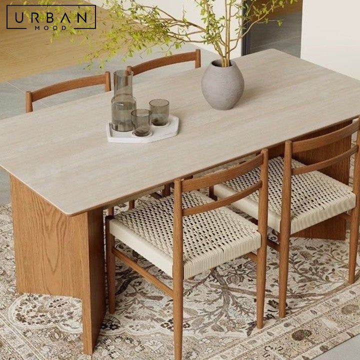 NERINA Wabi Sabi Sintered Stone Dining Table